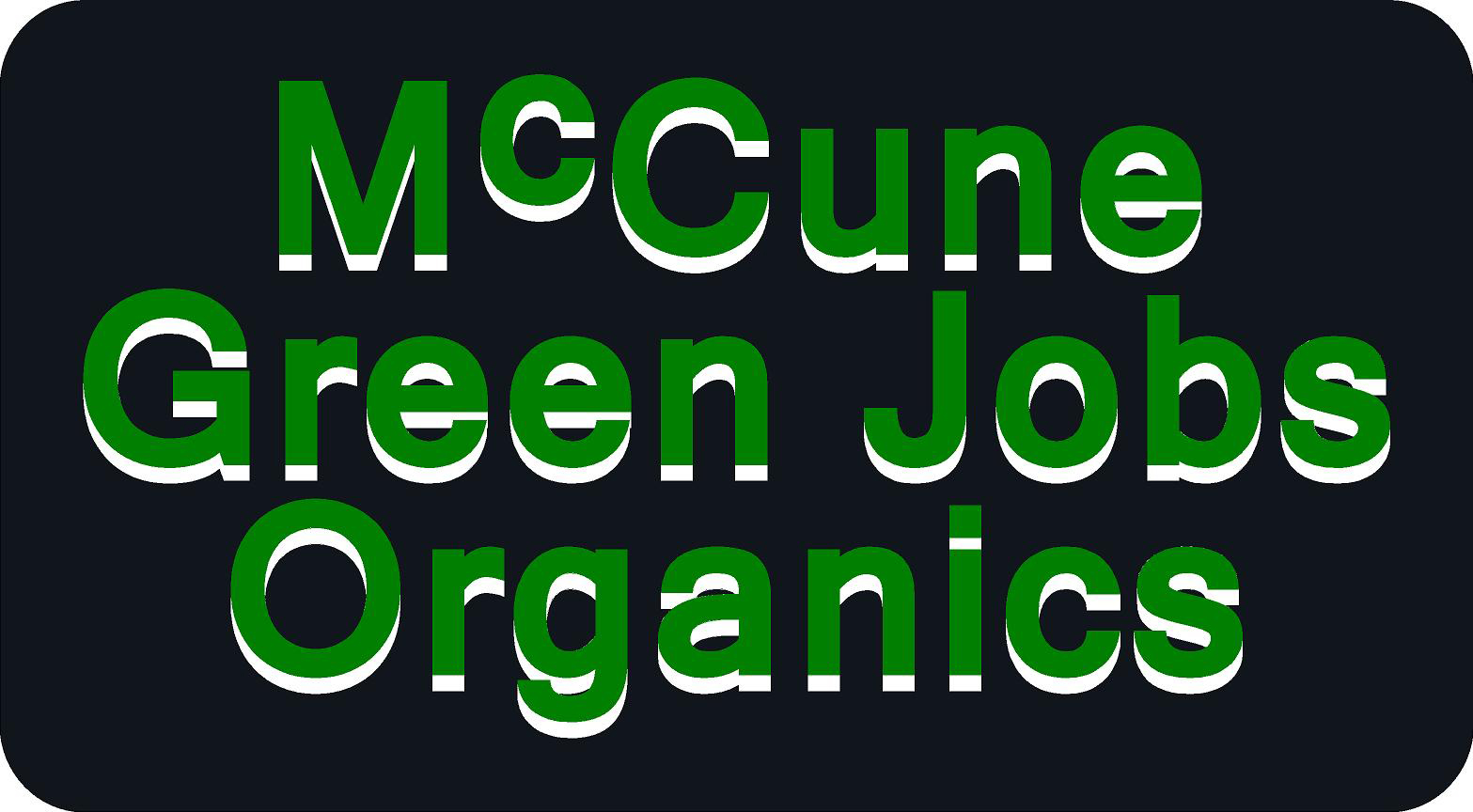McCune Green Jobs Organics logo